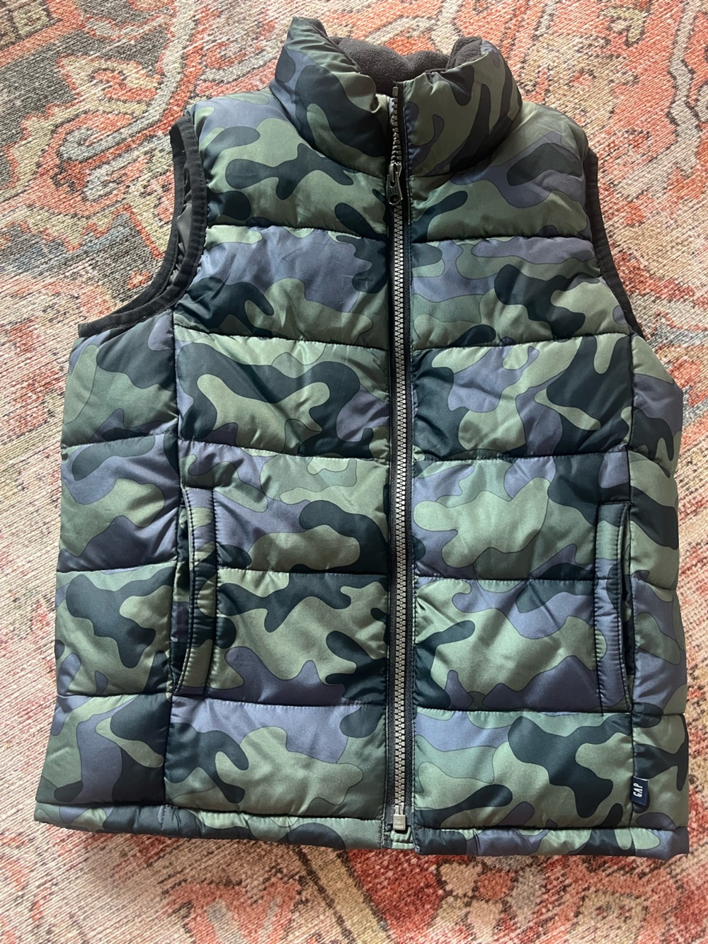 Gap Camo Quilted Puffer Vest